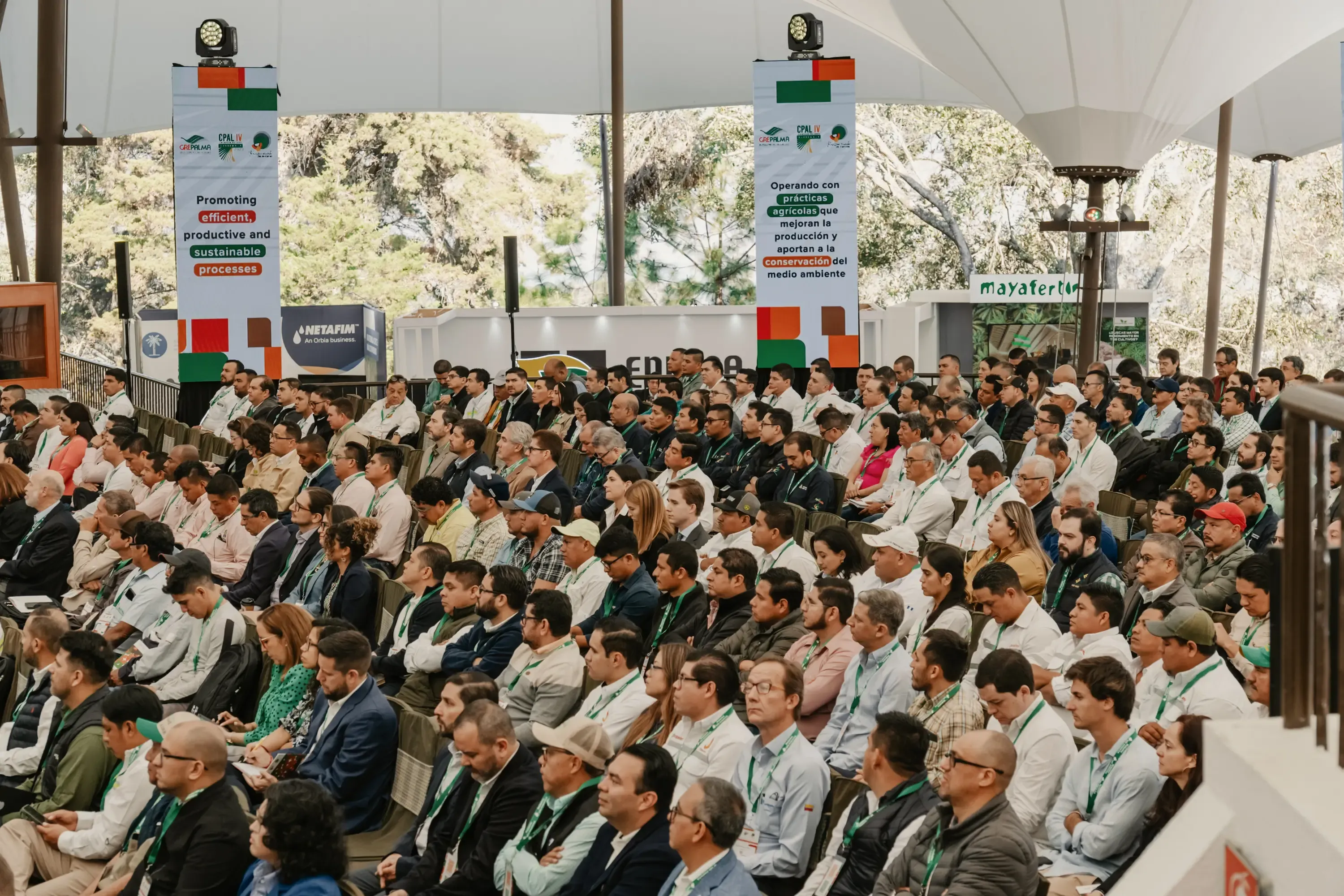 Participantes del sector palmicultor reunidos en el Congreso Palmero.