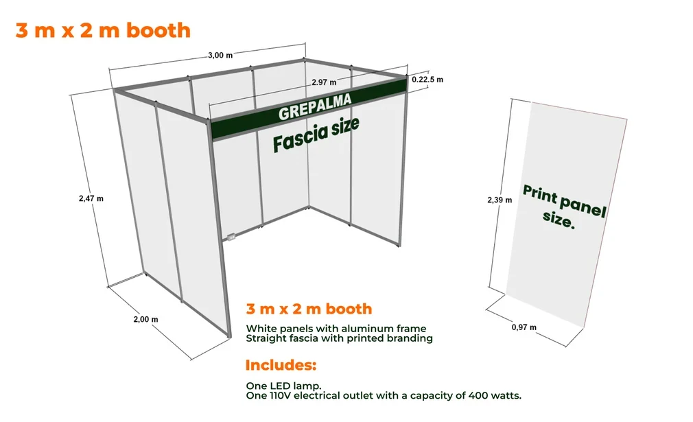 Stand dimensions
